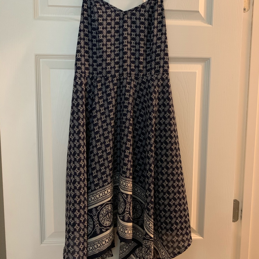Navy blue tribal/aztec dress